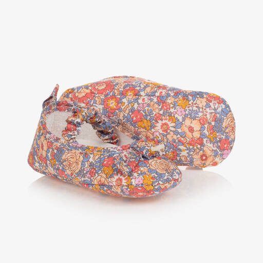 Tartine et Chocolat-Baby Girls Pink Liberty Pre-Walkers | Childrensalon Outlet