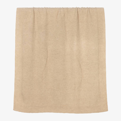 Tartine et Chocolat-Beige Cashmere Blanket (100cm) | Childrensalon Outlet
