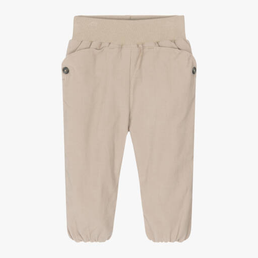 Tartine et Chocolat-Boys Corduroy Beige Trousers | Childrensalon Outlet