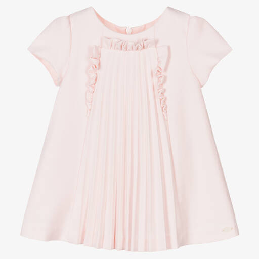 Tartine et Chocolat-Rosa Kleid mit Falten für Mädchen | Childrensalon Outlet