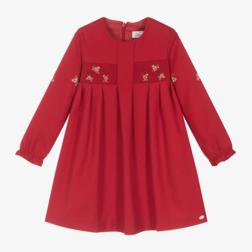 Tartine et Chocolat-Girls Scarlet Embellished Dress | Childrensalon Outlet