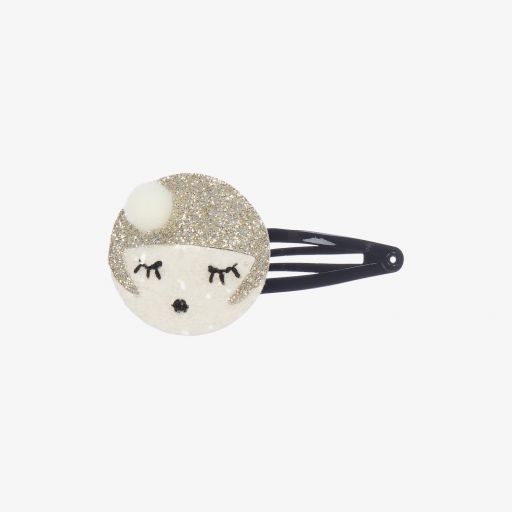 Tartine et Chocolat-Gold Girl Hair Clip (5cm) | Childrensalon Outlet