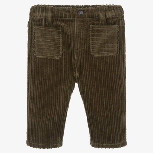 Tartine et Chocolat-Green Cord Trousers | Childrensalon Outlet