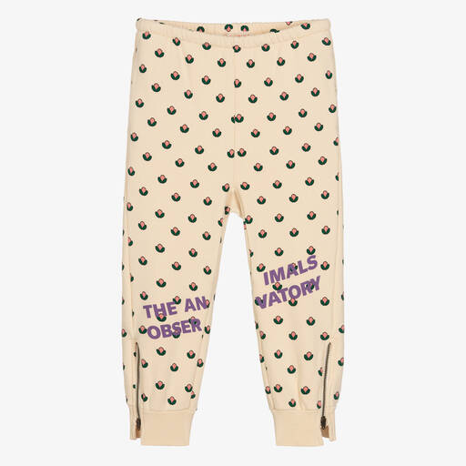 The Animals Observatory-Ivory Cotton Joggers | Childrensalon Outlet
