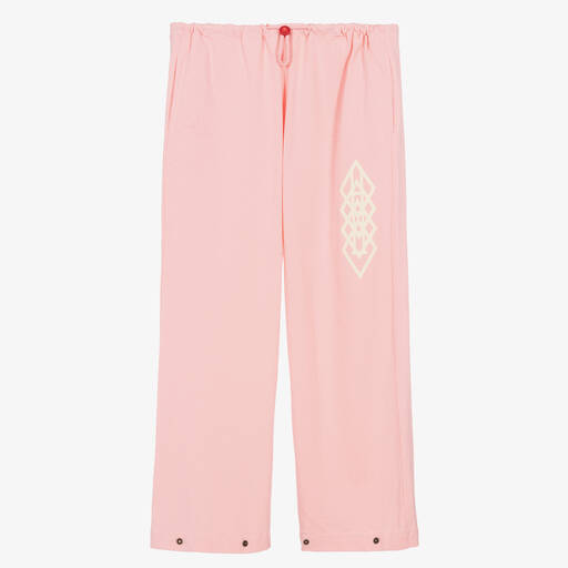 The Animals Observatory-Pantalon jersey de coton rose pâle | Childrensalon Outlet