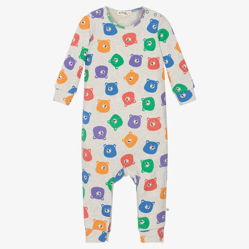 The Bonnie Mob-Pyjama gris en coton bio bébé | Childrensalon Outlet