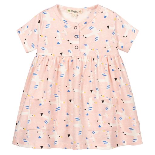 The Bonniemob-Baby Girls Seagull Dress | Childrensalon Outlet
