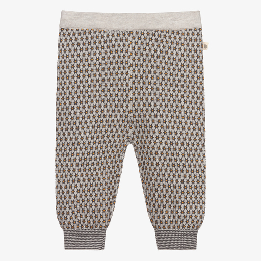 The Bonniemob-Grey Knitted Joggers | Childrensalon Outlet