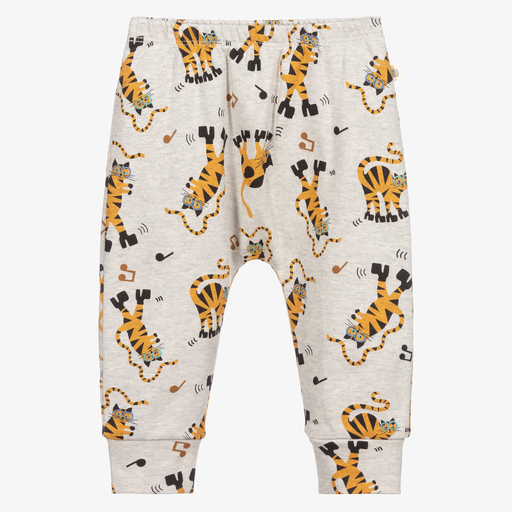 The Bonnie Mob-Grey Organic Cotton Joggers | Childrensalon Outlet