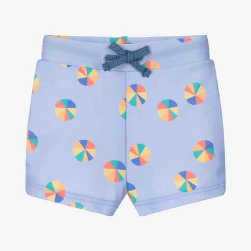 The Bonniemob-Baby Boys Blue Swim Shorts (UPF 50+) | Childrensalon Outlet