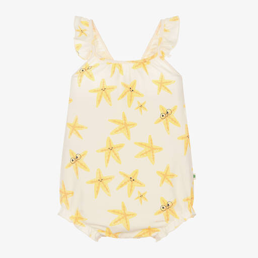 The Bonniemob-Baby Girls Beige Starfish Shortie | Childrensalon Outlet