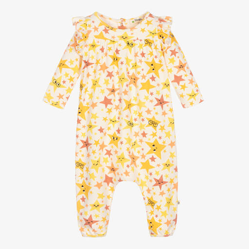 The Bonniemob-Girls Ivory Cotton Romper | Childrensalon Outlet