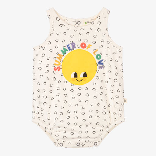 The Bonniemob-Кремовый хлопковый песочник | Childrensalon Outlet