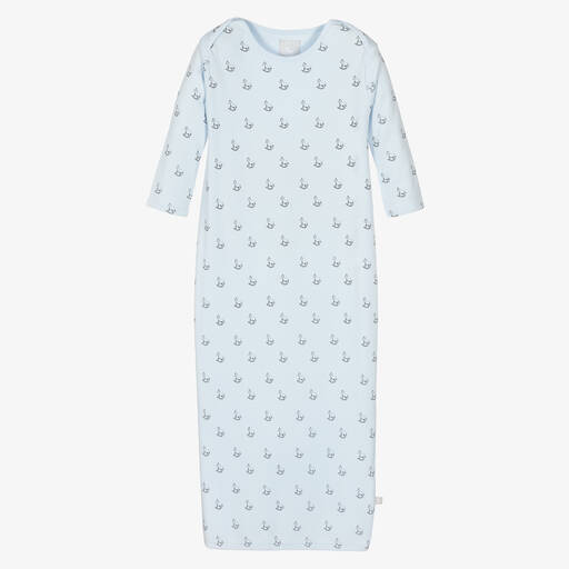 The Little Tailor-Blue Cotton Baby Night Gown | Childrensalon Outlet