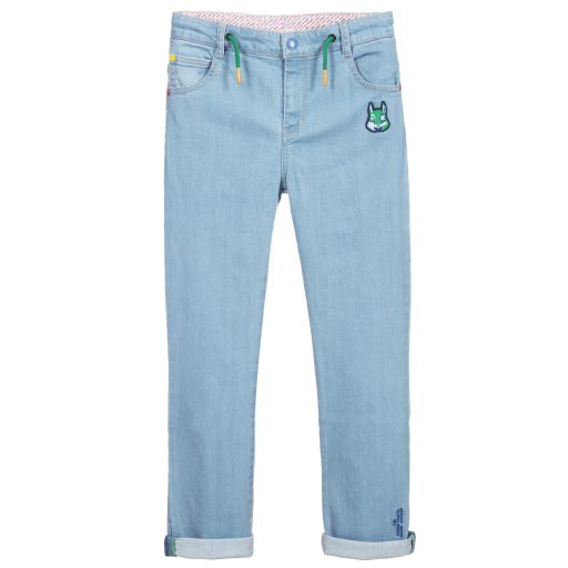 MARC JACOBS-Teen Blue Mascot Jeans | Childrensalon Outlet