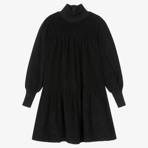 The Middle Daughter-Teen Girls Black Corduroy Dress | Childrensalon Outlet