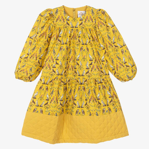 The Middle Daughter-Teen Girls Yellow Owl Dress | Childrensalon Outlet