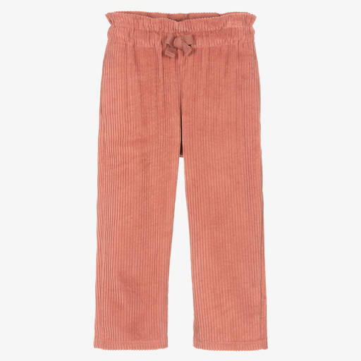 The New Society-Girls Pink Corduroy Trousers | Childrensalon Outlet