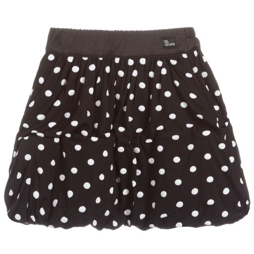 The Tiny Universe-Black & White Polka Dot Skirt | Childrensalon Outlet