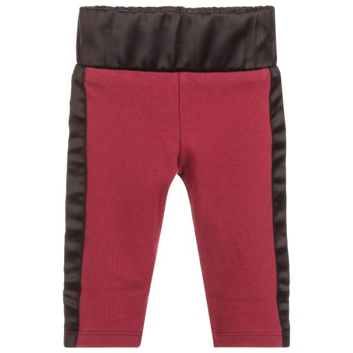 The Tiny Universe-Boys Burgundy Cotton Trousers | Childrensalon Outlet