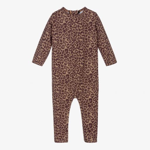 The Tiny Universe-Brown Sun Suit (UPF50+) | Childrensalon Outlet