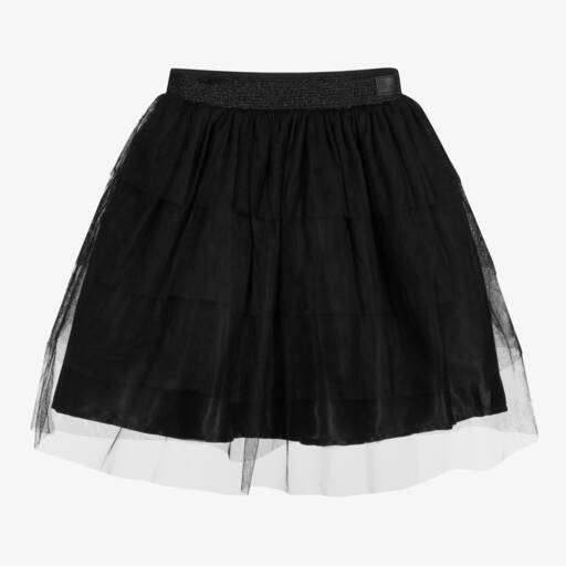 The Tiny Universe-Girls Black Tulle Skirt | Childrensalon Outlet