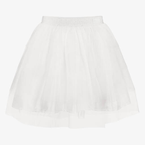 The Tiny Universe-Girls White Tulle Skirt | Childrensalon Outlet