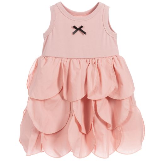The Tiny Universe-Pink Cotton Circle Dress | Childrensalon Outlet