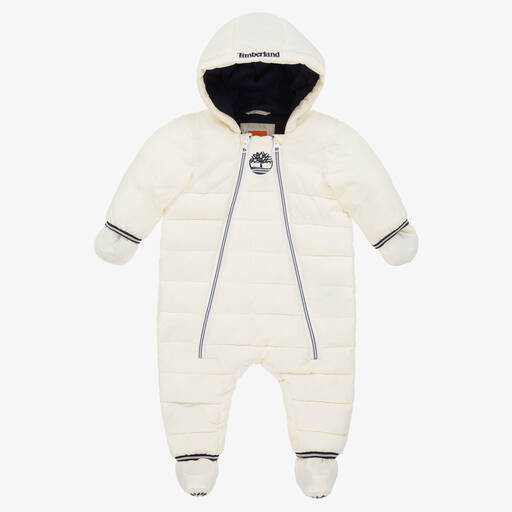 Timberland-Combinaison de ski ivoire Bébé | Childrensalon Outlet