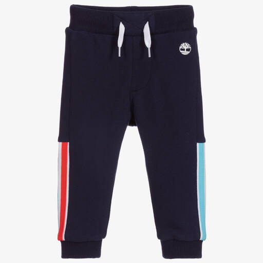 Timberland-جوغرز قطن جيرسي لون كحلي للأولاد | Childrensalon Outlet