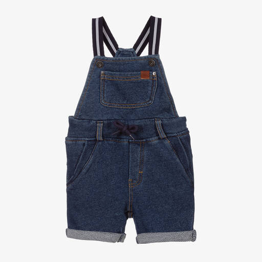 Timberland-Blue Dungaree Shorts | Childrensalon Outlet