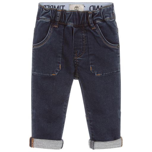 Timberland-Blue Jersey Jog Jeans | Childrensalon Outlet