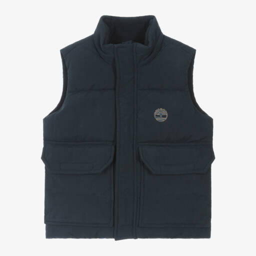 Timberland-جيليه بافر لون كحلي للأولاد | Childrensalon Outlet