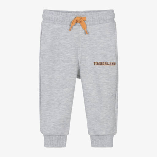 Timberland-Boys Grey Jersey Joggers | Childrensalon Outlet