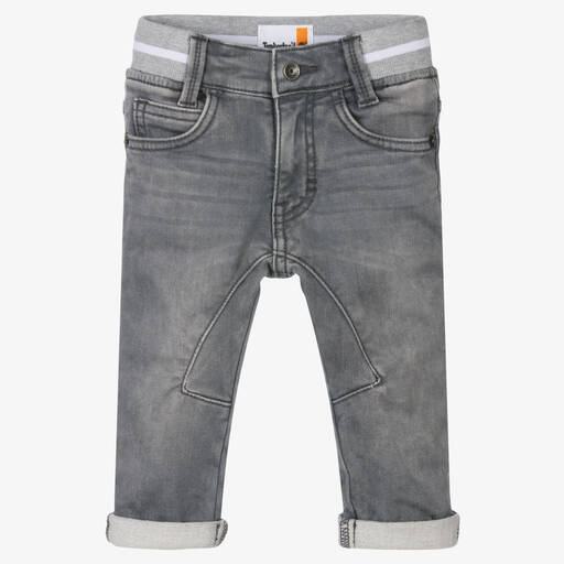 Timberland-Boys Grey Slim Fit Jeans | Childrensalon Outlet