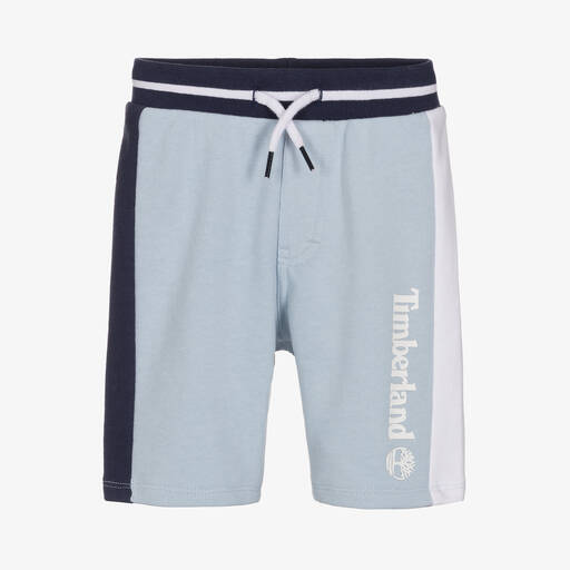 Timberland-Hellblaue Baumwollshorts für Jungen | Childrensalon Outlet