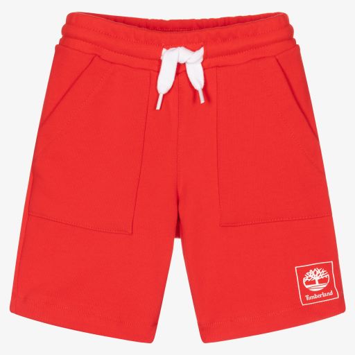 Timberland-Красные шорты для мальчиков | Childrensalon Outlet