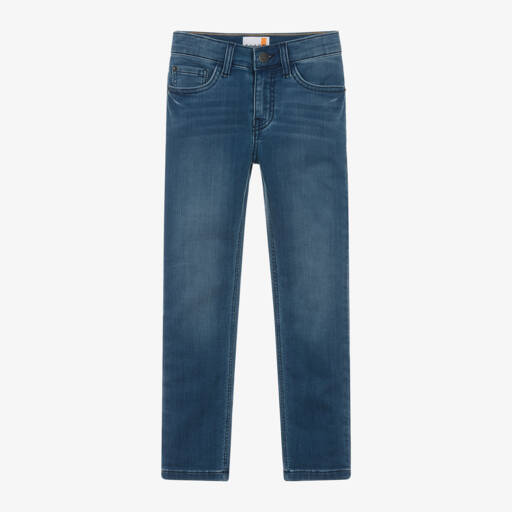 Timberland-Boys Slim Blue Denim Trousers | Childrensalon Outlet