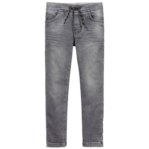 Timberland-Graue Slim-Fit-Jeans aus Jersey | Childrensalon Outlet
