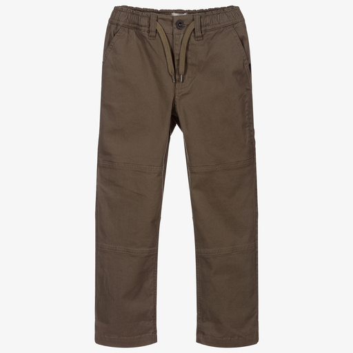 Timberland-Pantalon cargo vert kaki | Childrensalon Outlet