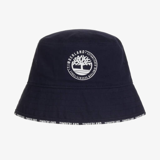 Timberland-قبعة تينز ولادي قطن لون كحلي | Childrensalon Outlet