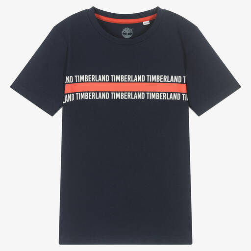 Timberland-Navyblaues Teen T-Shirt für Jungen | Childrensalon Outlet