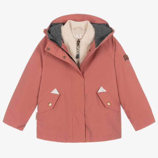Töastie-Pink 2-in-1 Waterproof Raincoat | Childrensalon Outlet