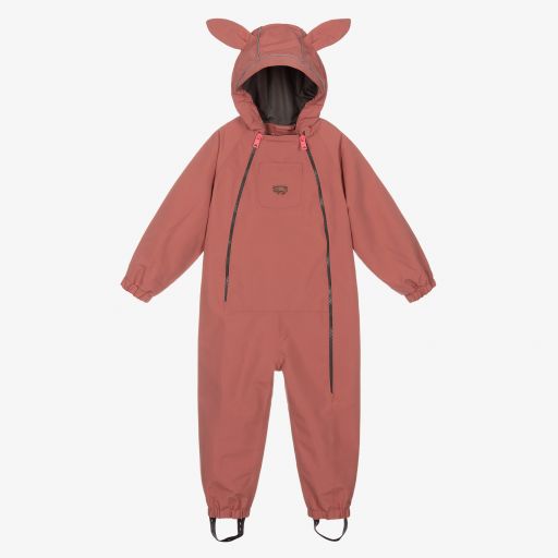 Töastie-Pink Waterproof Rain Suit | Childrensalon Outlet