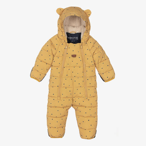 Töastie-Yellow Padded Snowsuit | Childrensalon Outlet