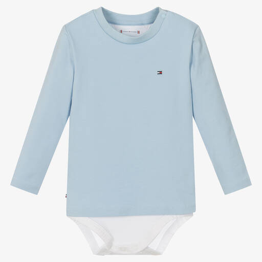 Tommy Hilfiger-Blauer Body für Babys (J) | Childrensalon Outlet