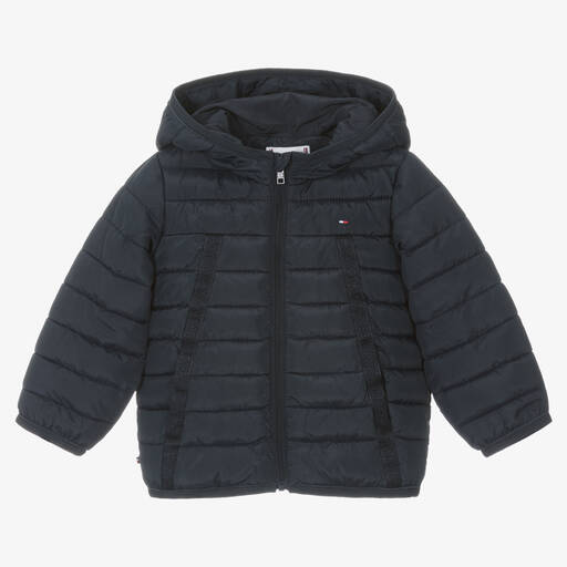 Tommy Hilfiger-Blaue Steppjacke für Babys | Childrensalon Outlet