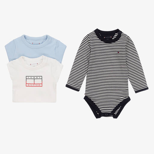 Tommy Hilfiger-Bodys im 3er-Pack (Baby J) | Childrensalon Outlet