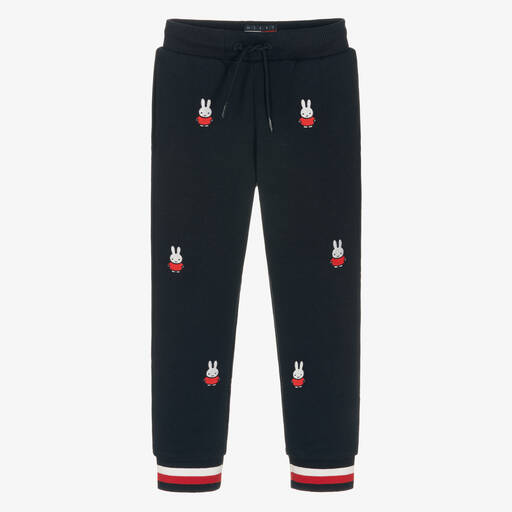 Tommy Hilfiger-Blue Cotton Miffy Joggers | Childrensalon Outlet