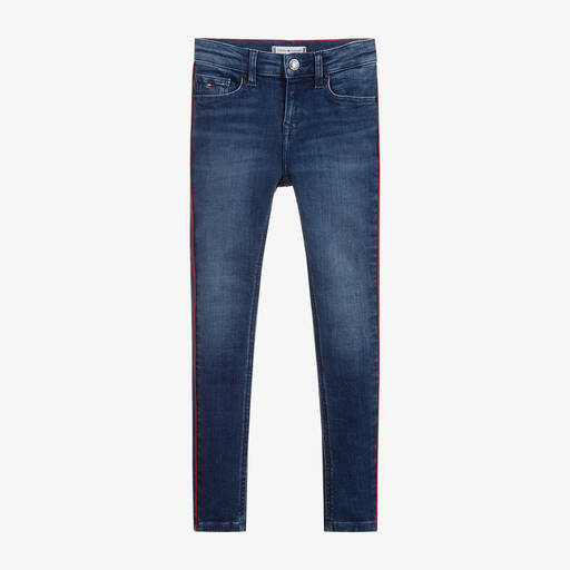 Tommy Hilfiger-Blaue Super-Skinny-Jeans | Childrensalon Outlet